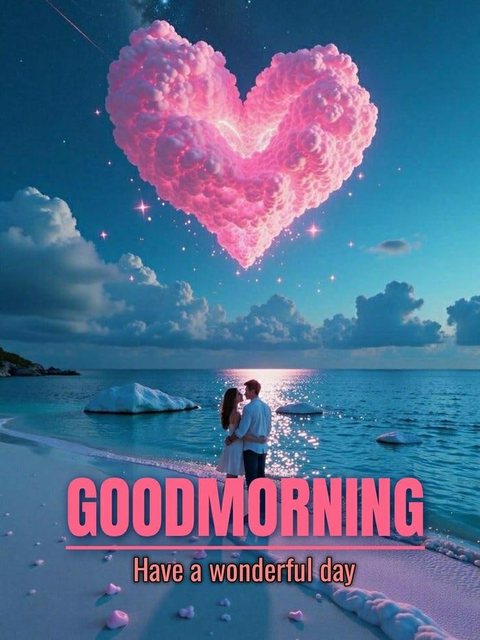 Good morning love image romantic