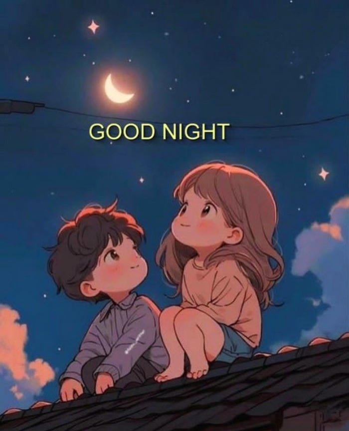 Good night my love images peaceful