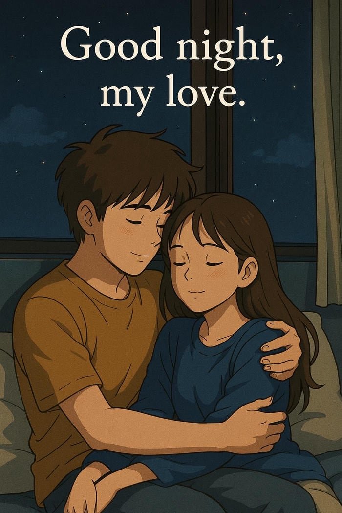 Good night my love images warm