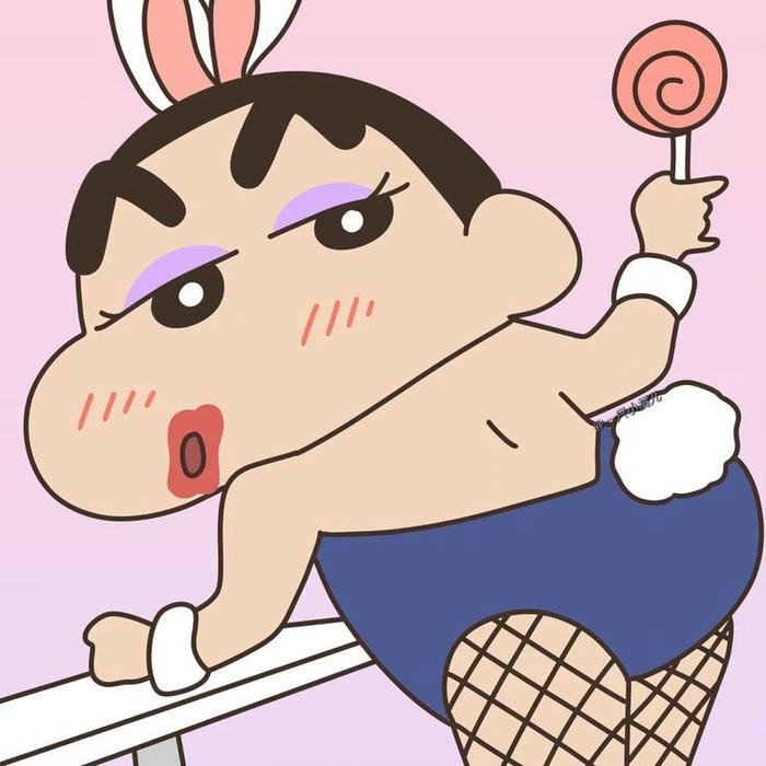 Goofy Cartoon DP Shinosuke Laughing Loud