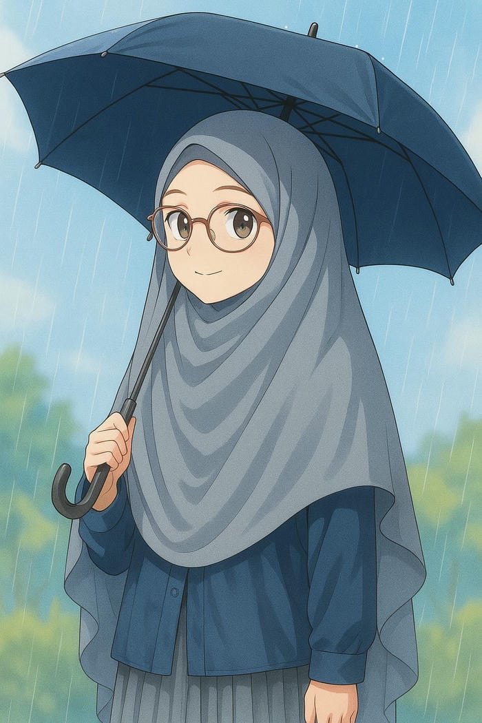 Hijab Cartoon DP Cute Profile Picture