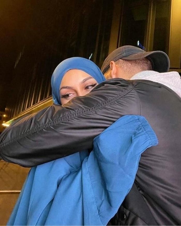 Hijab couple dp traditional loving bond