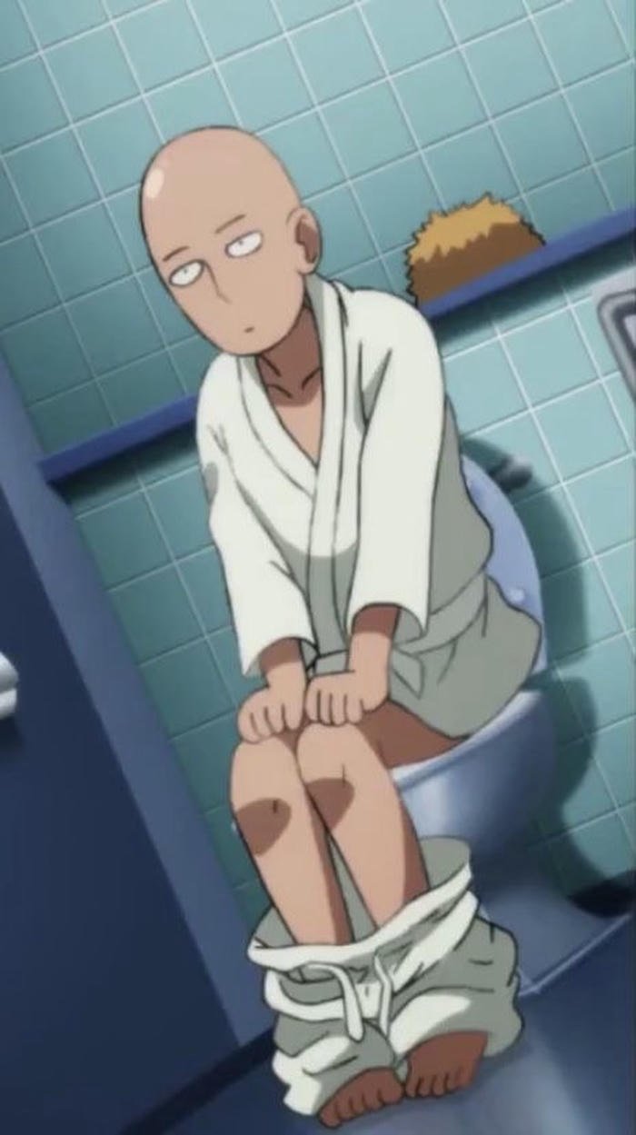 Humorous anime character portrait suitable for funny dp