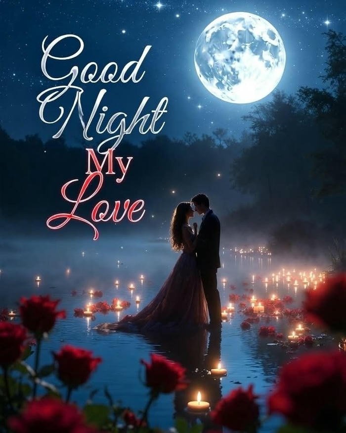 Image good night my love caring