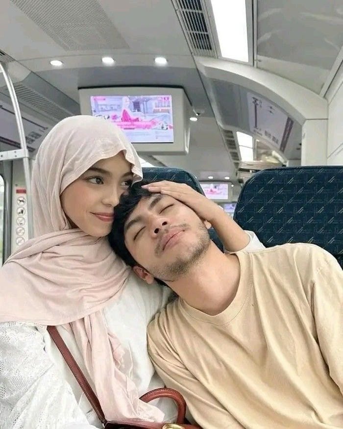 Image hijab couple dp modest affection cute