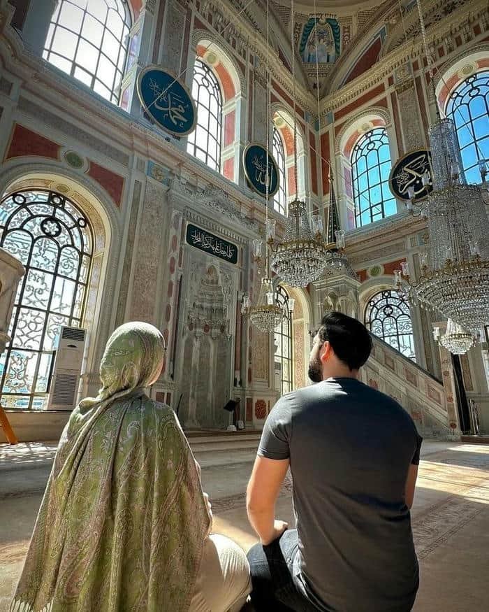 Image muslim couple dp calm affection