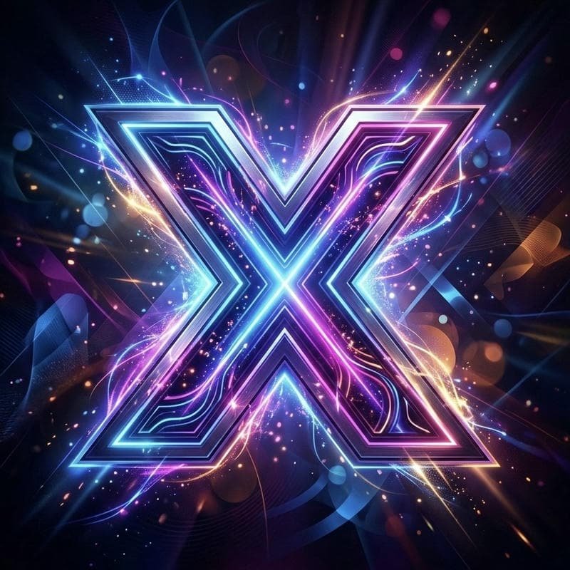 Lovely X Name DP Images with Modern Cute Feel