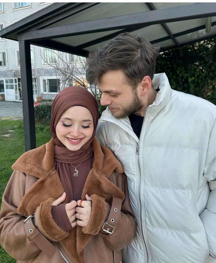 Muslim couple dp gentle caring vibe