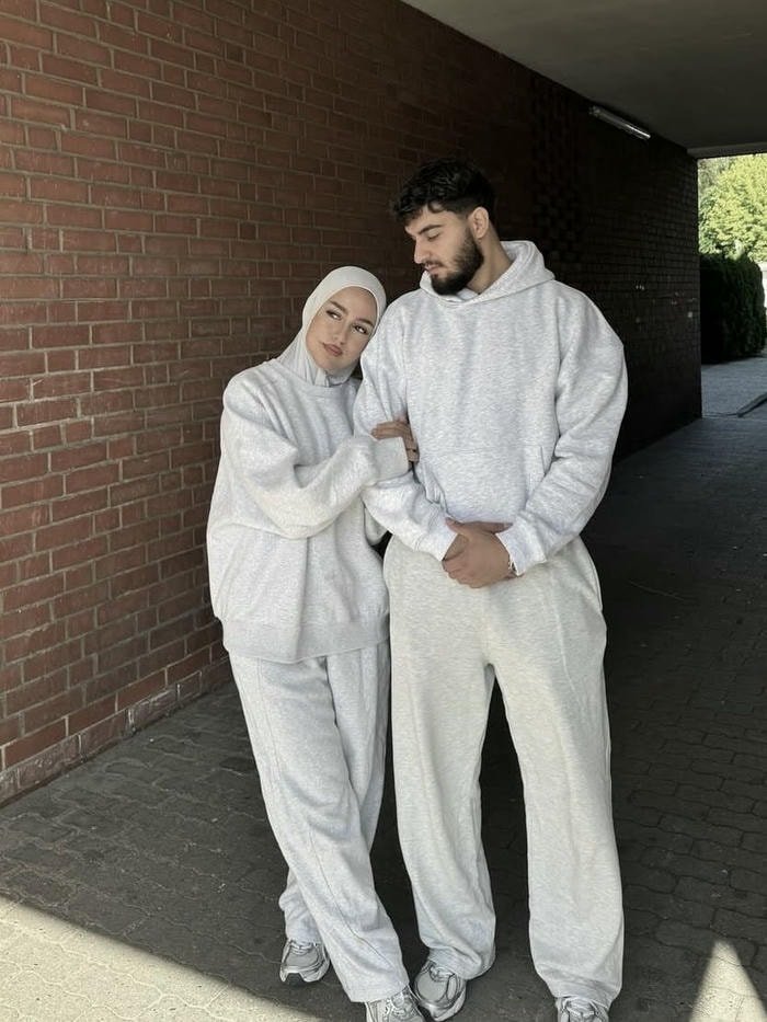 Muslim hijab couple dp together cute