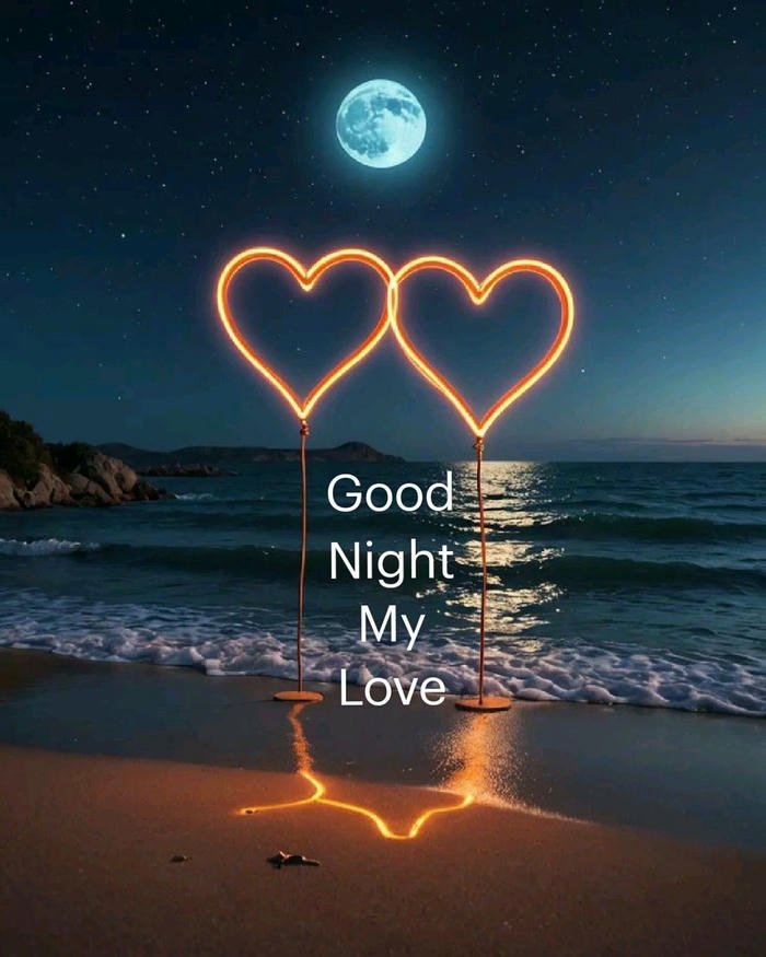 Photo good night my love calm