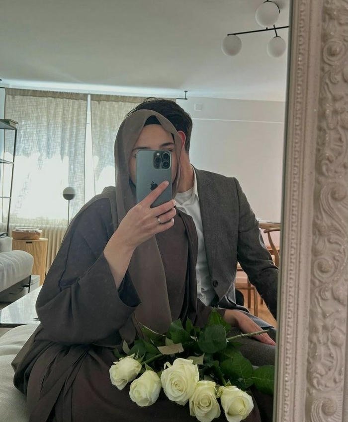 Photo hijab couple dp cultural love