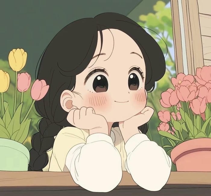 Pic Cute Cartoon DP Sweet Smiling Character Art