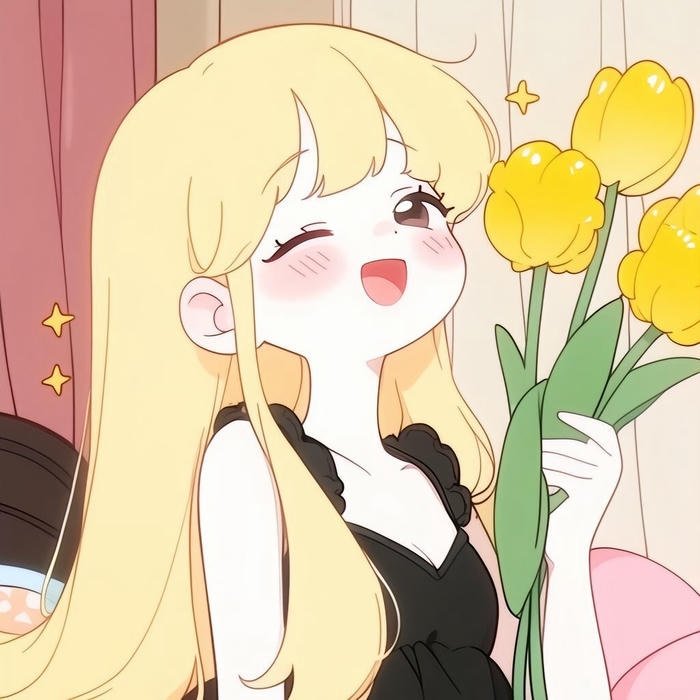 Pic Cute Cartoon DP Sweet Smiling Face