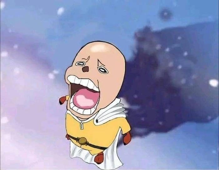 Playful anime avatar designed as a funny dp