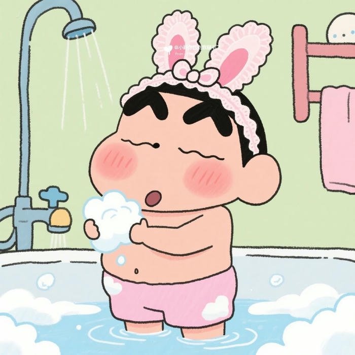 Shinosuke DP Cartoon With Absurd Expression