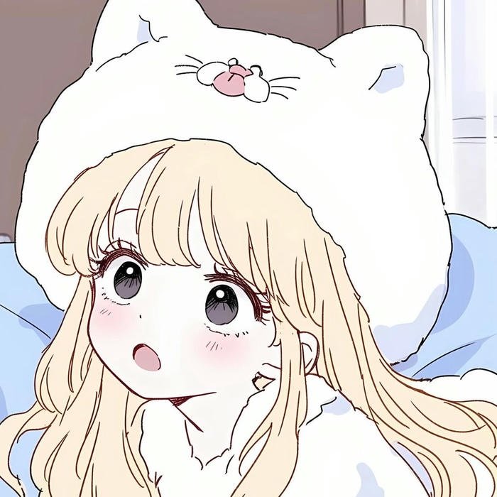 Smooth Line Drawing Cute Cartoon DP