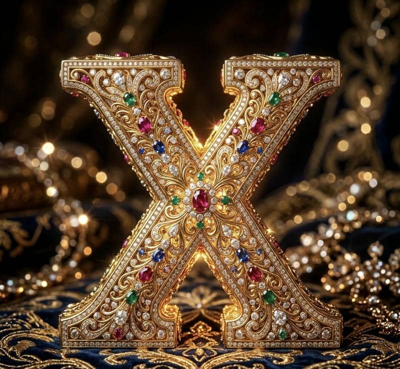 Sweet and Stylish X Letter DP for Profile Use