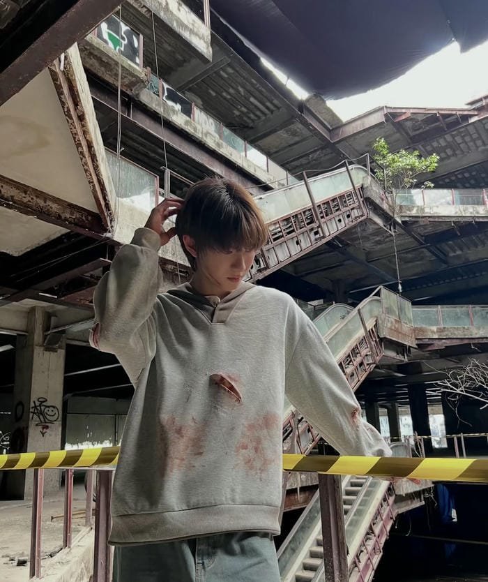 Tough boy profile look