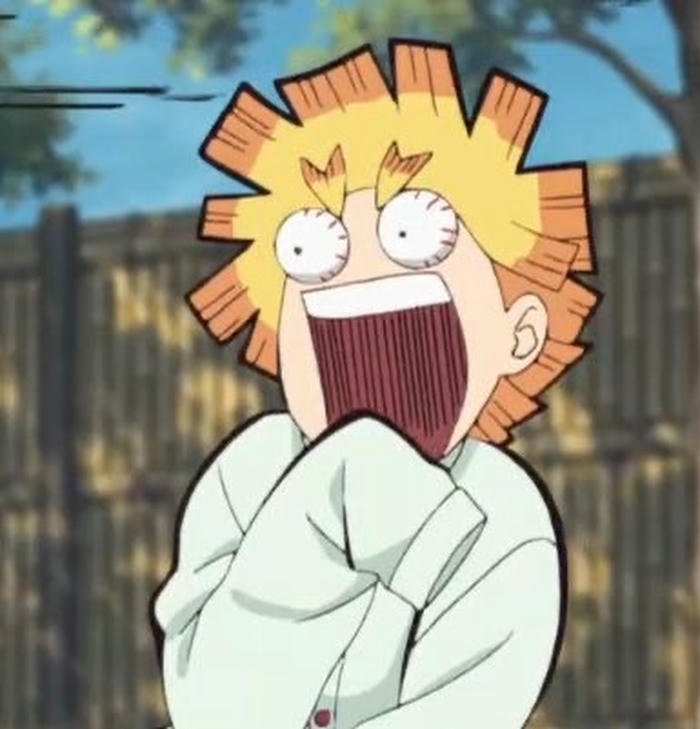 Whimsical anime face artwork turned into funny dp