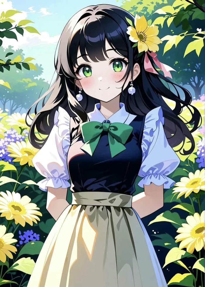 anime girl illustration dp