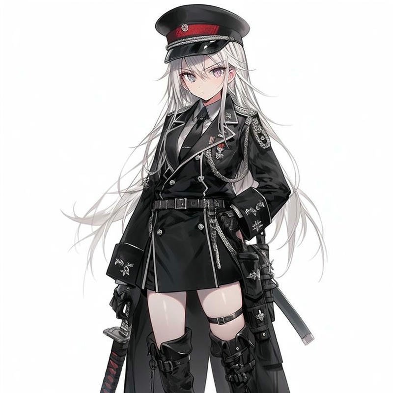 beautiful stylish anime girl