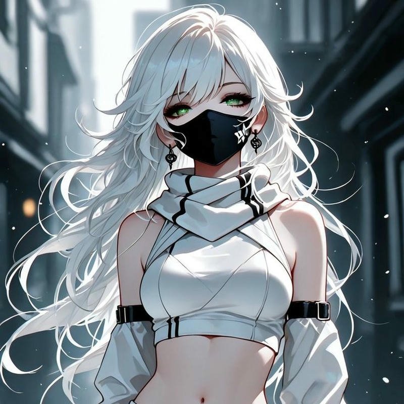 charming stylish anime girl