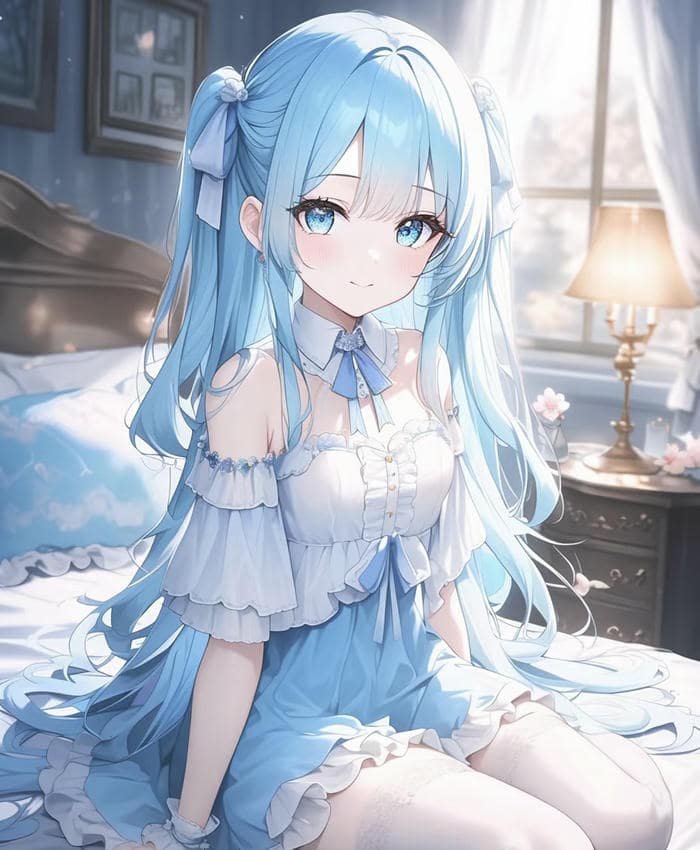 cute anime girl moment