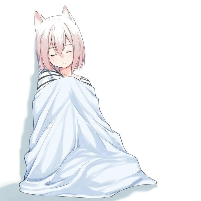 for instagram dp girl simple soft illustration