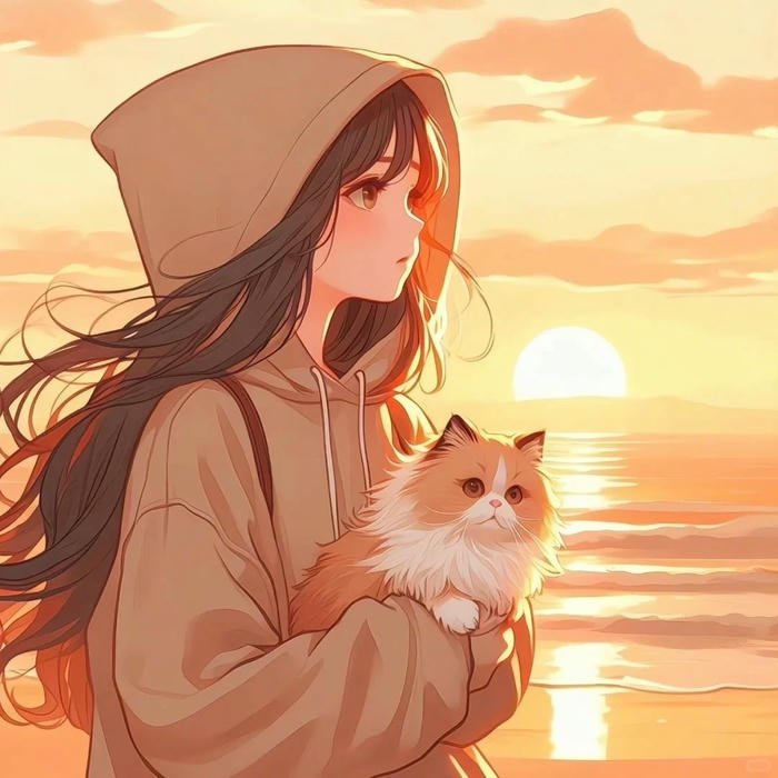 instagram cartoon dp for girls cute profile avatar style