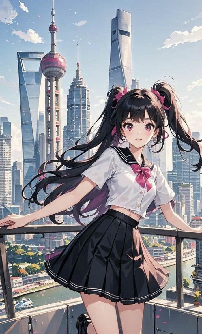 kawaii anime girl dp