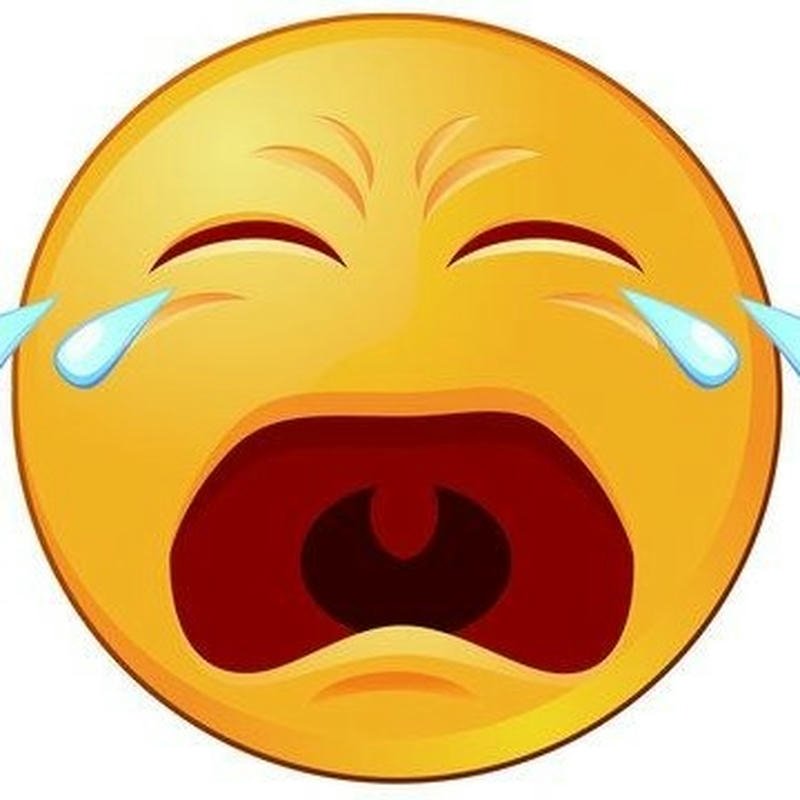 minimal sad emoji dp