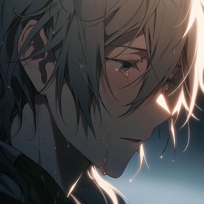 moody cartoon sad dp