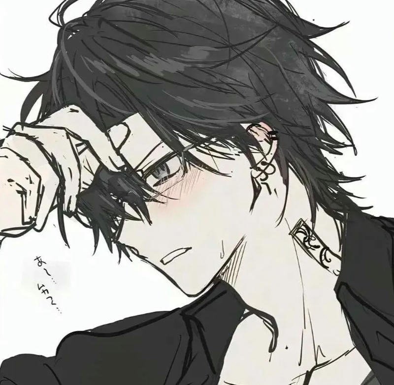 sad cartoon dp character