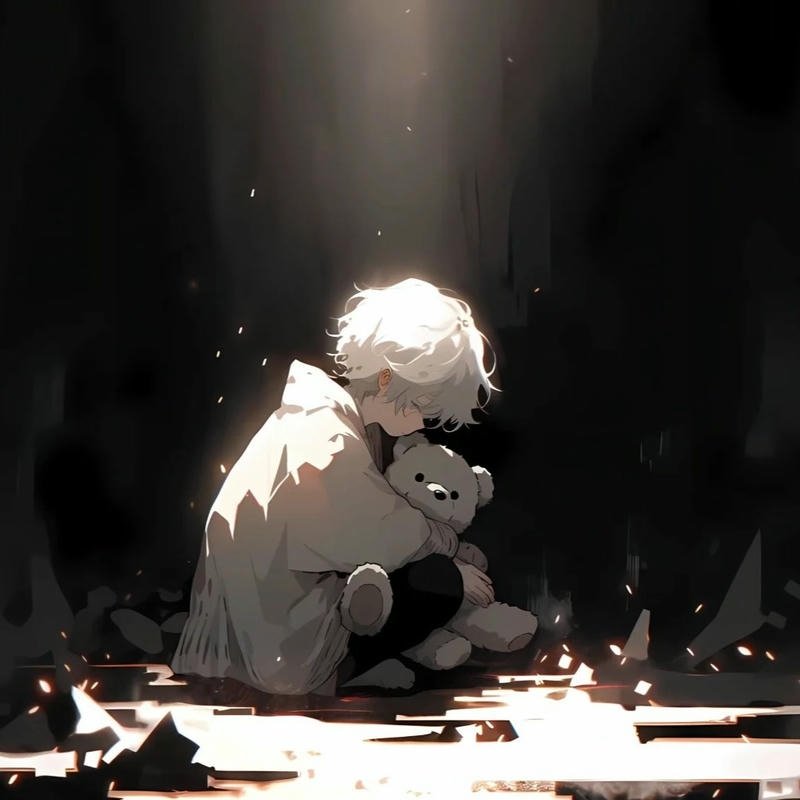 sad cartoon dp illustration art