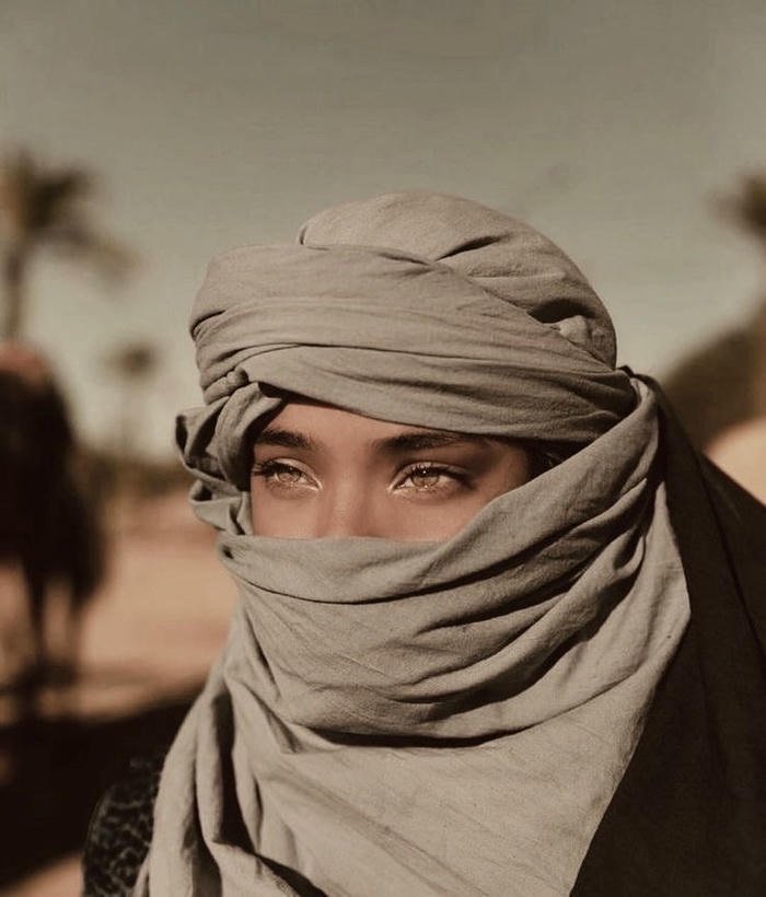 serene profile in hijab dp for girls