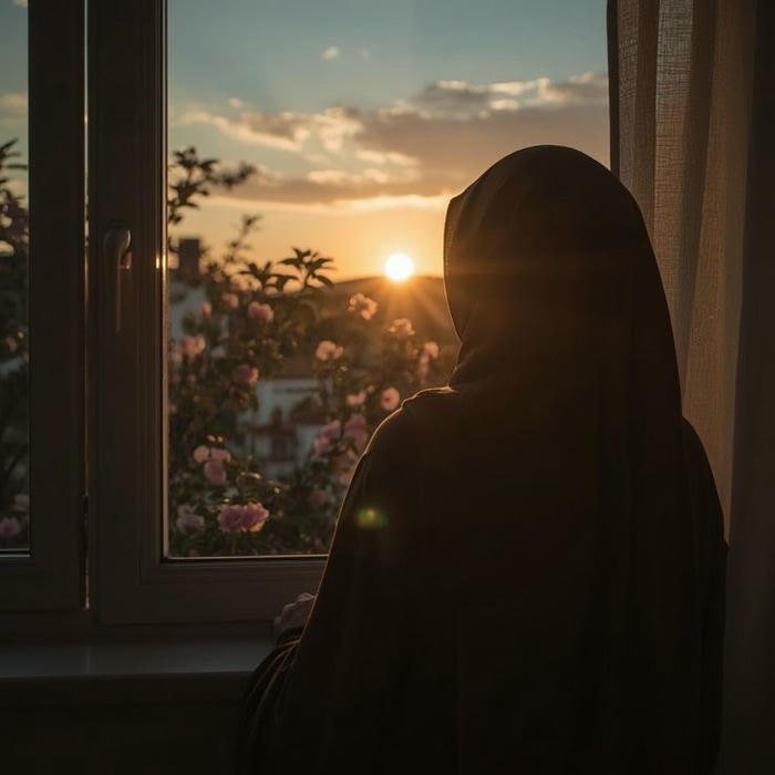 soft elegance in islamic girls dp