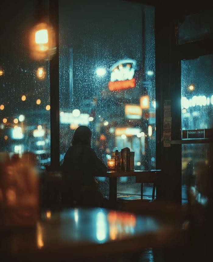 soft gloom in lonely girl dp