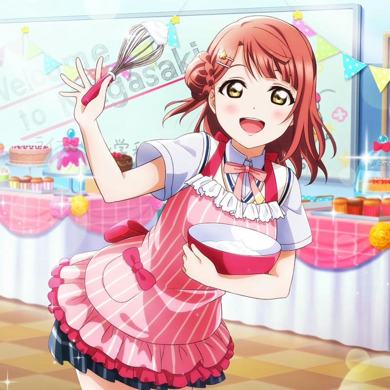 stylish anime girl bright tone