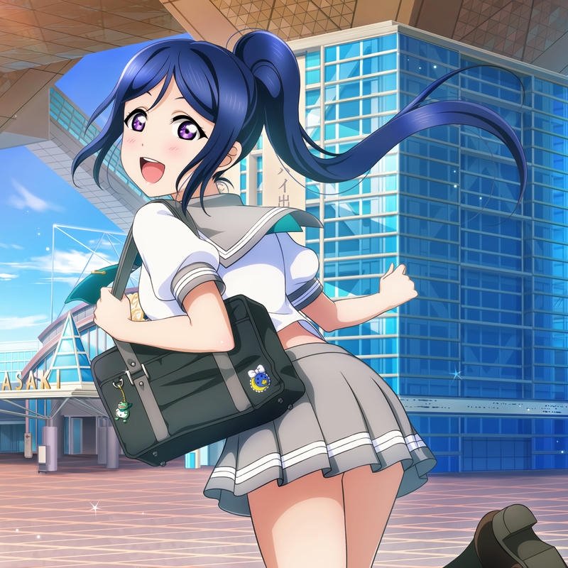 stylish anime girl character art