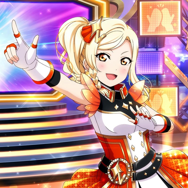 stylish anime girl pastel look