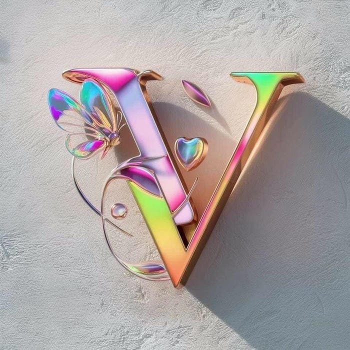 stylish tone V name dp