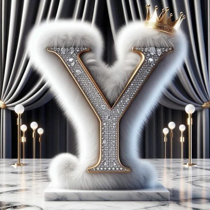 trendy look Y name dp