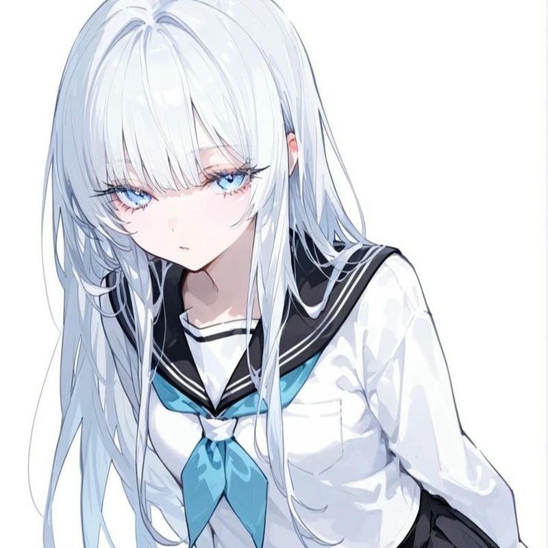 unique stylish anime girl