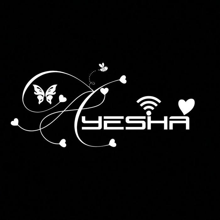 Butterfly theme ayesha name dp gentle style