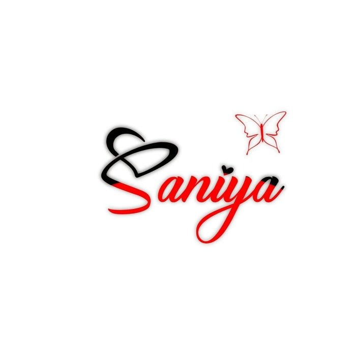 Classy fashion portrait saniya name dp