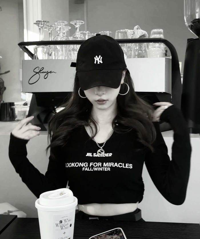 Cool attitude in black dp for girls