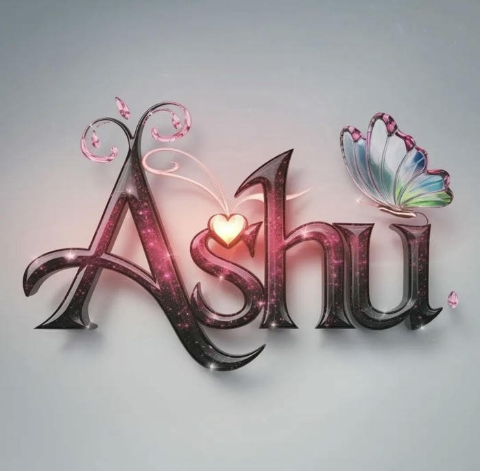 Crystal rain falls on Ashu name dp memories