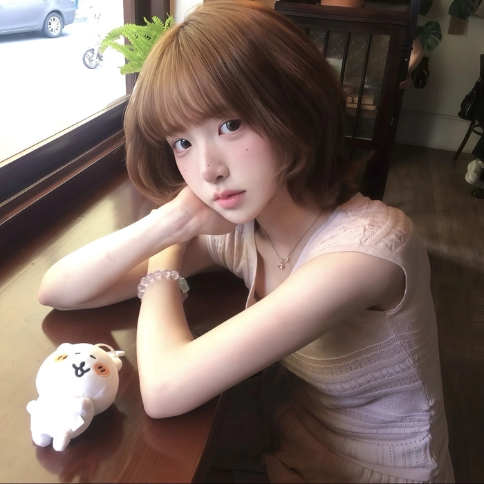 Cute girl pic DP featuring a sweet and friendly vibe