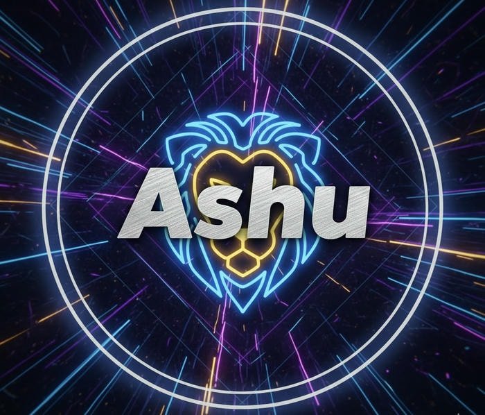 Electric winds circle the Ashu name dp vibe