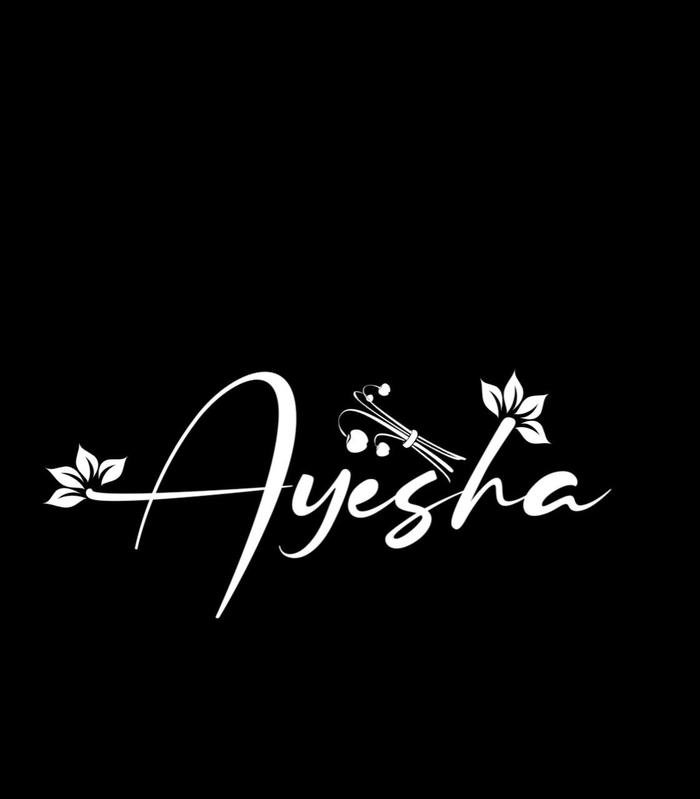 Flower crown ayesha name dp beauty shot
